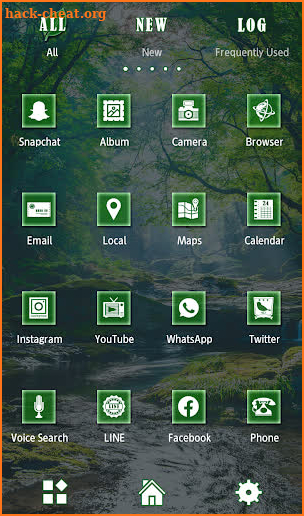 Beautiful Wallpaper Forest Creek Theme screenshot