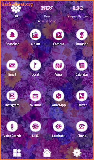 Beautiful Wallpaper Vivid Flowers Theme screenshot