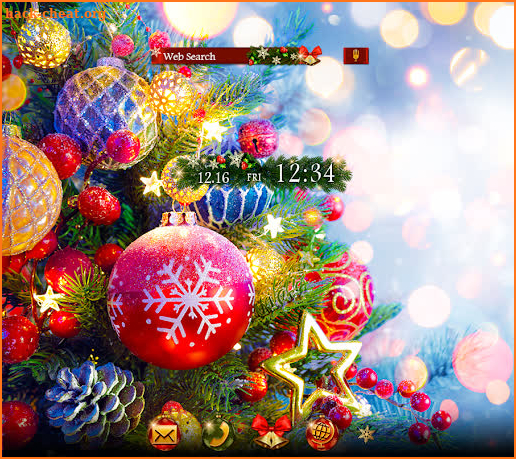 Beautiful Wallpaper Xmas Decorations Theme screenshot