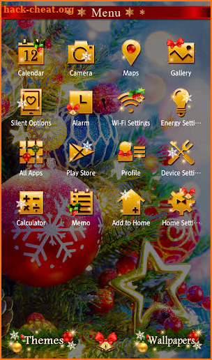 Beautiful Wallpaper Xmas Decorations Theme screenshot