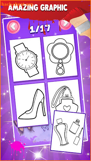 Beauty Coloring Book For Kids - ART Game screenshot