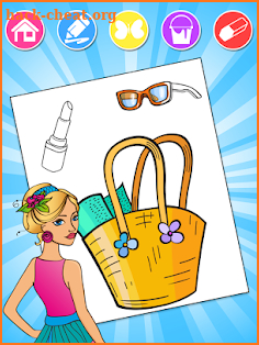 Beauty Coloring Pages for Kids screenshot