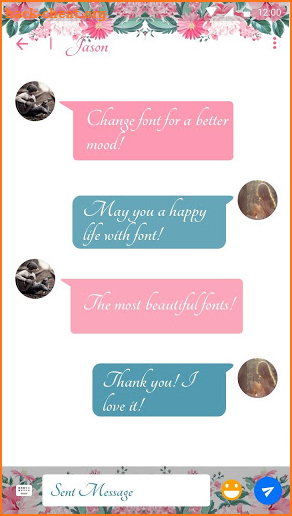 Beauty Font for FlipFont , Cool Fonts Text Free screenshot