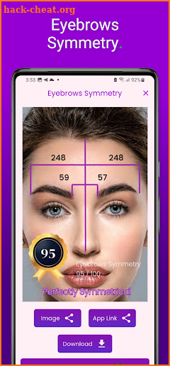 Beauty Score by Golden Ratios screenshot