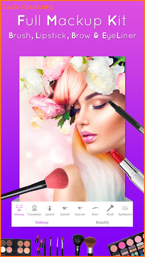 Beauty Selfie - Sweet Makeup Camera screenshot