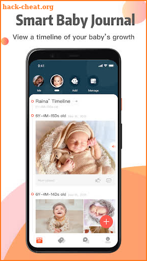 Bebememo - Baby & Family Album screenshot