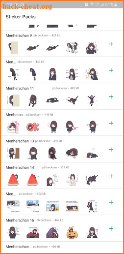 Becksen's Anime WASticker Collection screenshot