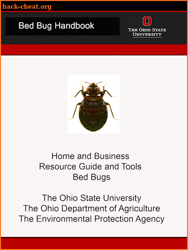 Bed Bug Field Guide screenshot