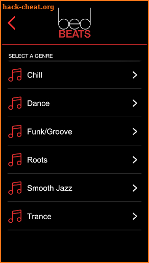 BedBeats screenshot