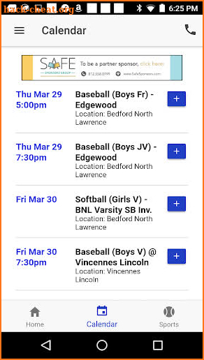 Bedford North Lawrence Athletics - Indiana screenshot