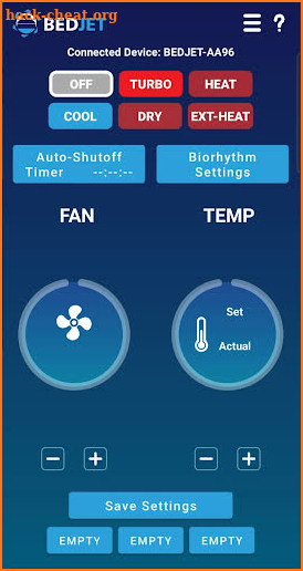 BedJet 3 Smart Remote screenshot