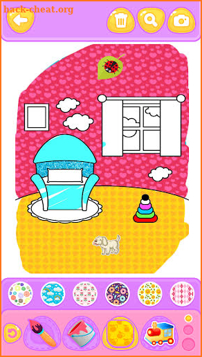 Bedroom Coloring For Kids screenshot