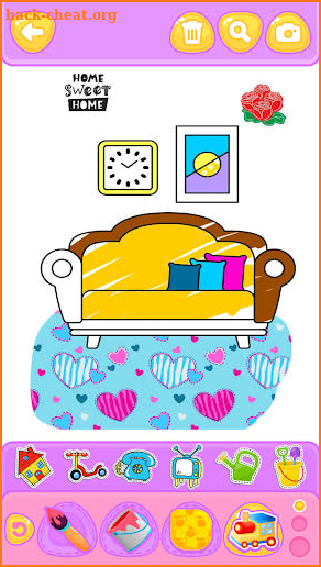 Bedroom Coloring For Kids screenshot