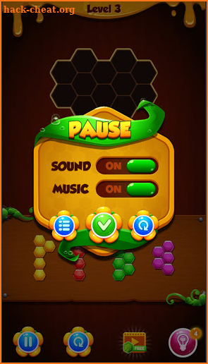 Bee Hexa Puzzle screenshot