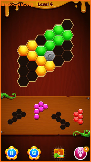 Bee Hexa Puzzle screenshot