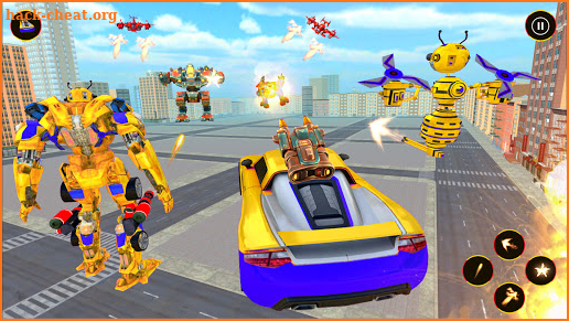 Bee Robot Car Transform War- Grand Robot Car Games screenshot