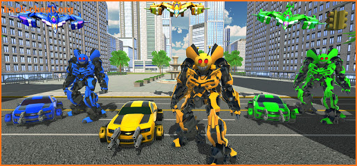 Bee Robot Transformation Wasp Game screenshot