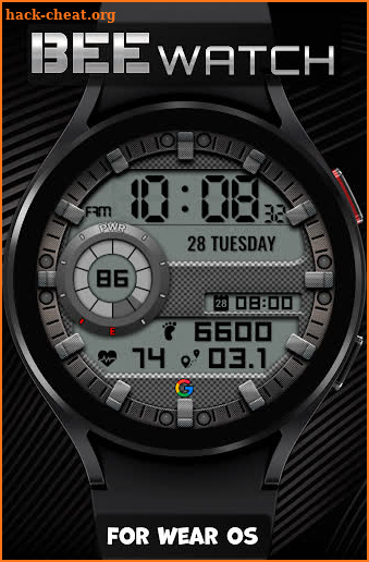 BEE402 LCD Watchface screenshot