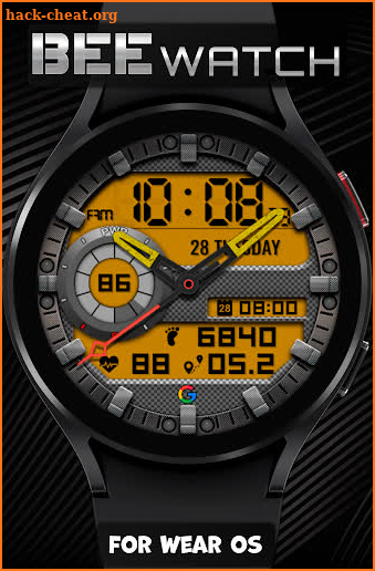 BEE402 LCD Watchface screenshot