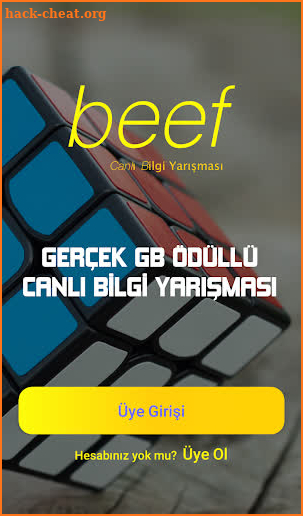 Beef Canlı Bilgi Yarışması screenshot