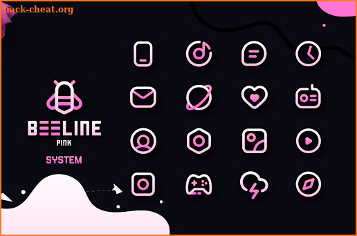 BeeLine Pink Iconpack screenshot