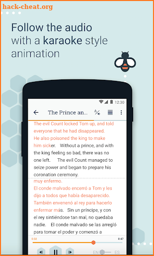 Beelinguapp: Learn Languages with Audio Books screenshot