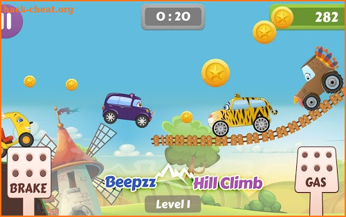 Beepzz Hill Climb - racing game for kids screenshot