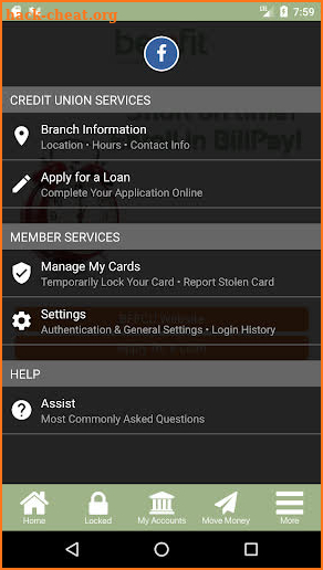 Befit Financial FCU screenshot