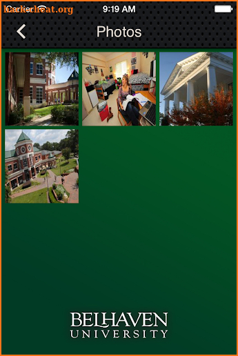 Belhaven University screenshot