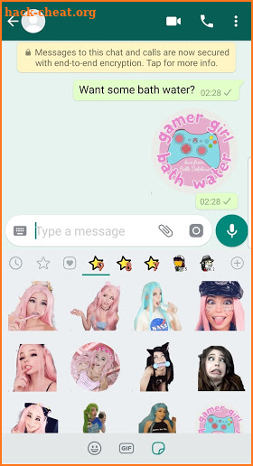 Belle Delphine Stickers for WhatsApp screenshot