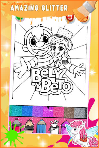 Bely coloring Y beto book screenshot