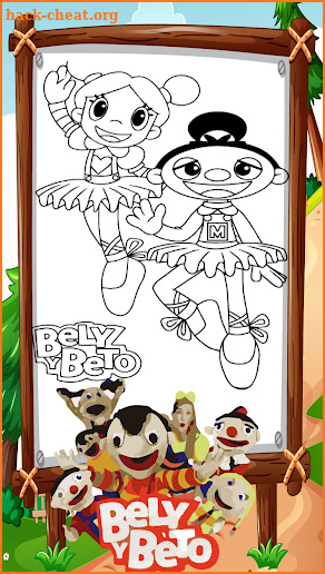 bely y beto de colorear bely screenshot