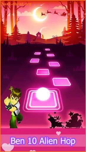 Ben 10 Hop Tiles  Edm Games screenshot