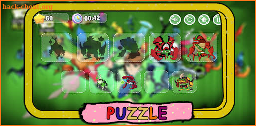 Ben Alien 10 puzzle- Superhero screenshot