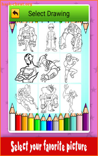 Ben aliens 10 coloring book 2020 screenshot