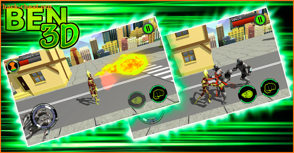 Ben Alien's Power 10 Force - 3D GAME screenshot