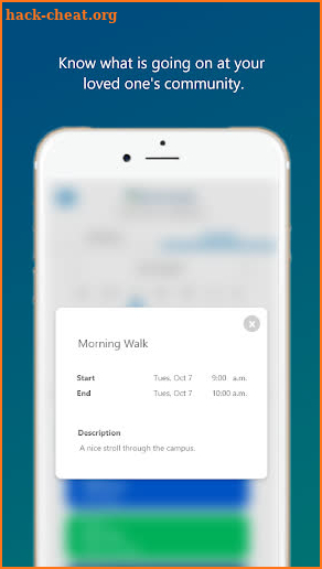 Benchmark Senior Living Family App screenshot