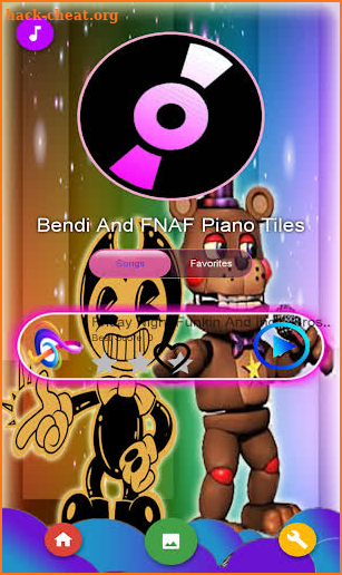 Bendi And FNAF Piano Tiles screenshot