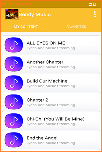 Bendy And The Ink Machine - Top Song And Lyric screenshot