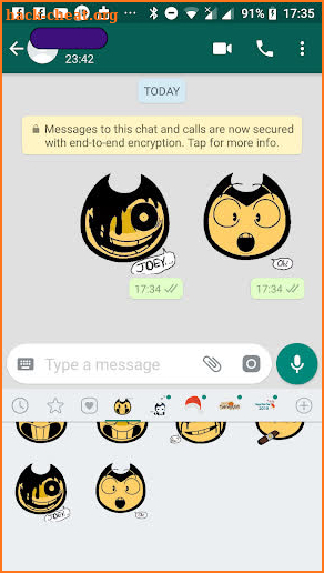 👻 Bendy Ink Machine Stickers for WAStickerApps screenshot