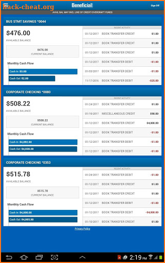 BenMobile Business for Tablet screenshot