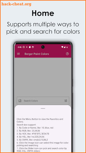 Berger Paint Colors screenshot
