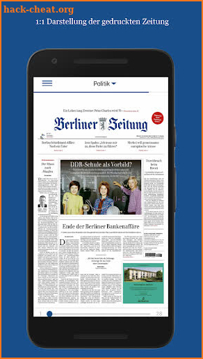 Berliner Zeitung E-Paper screenshot