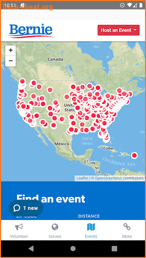 BERN: Official Bernie Sanders 2020 App screenshot