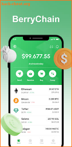 Berry Wallet - Store Crypto screenshot