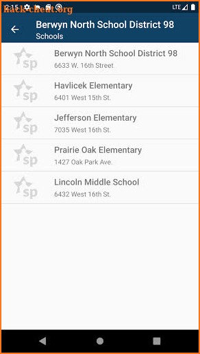 Berwyn North School District 98 screenshot