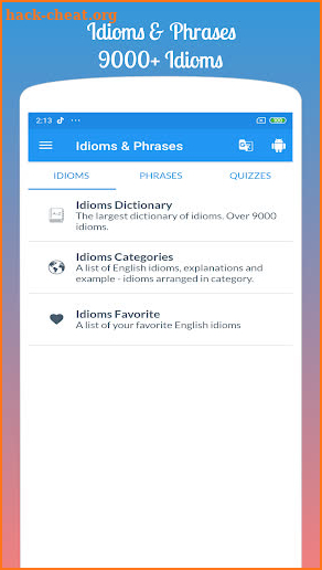 Best English Idioms & Phrases (Pro) screenshot