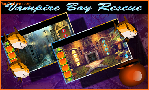 Best Escape Game 433 Vampire Boy Rescue Game screenshot