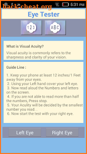 Best Eye Tester screenshot
