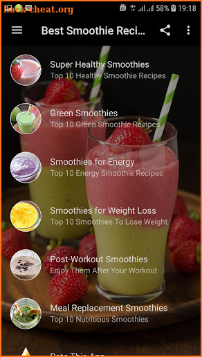 Best Smoothie Recipes Free screenshot